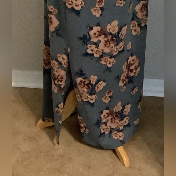 GUC💕Agnes & Dora Floral Maxi Skirt w/ bottom slit & Fold-over waist XXXL💕GUC - Picture 6 of 7